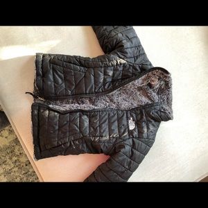 North face reverse fleece jacket